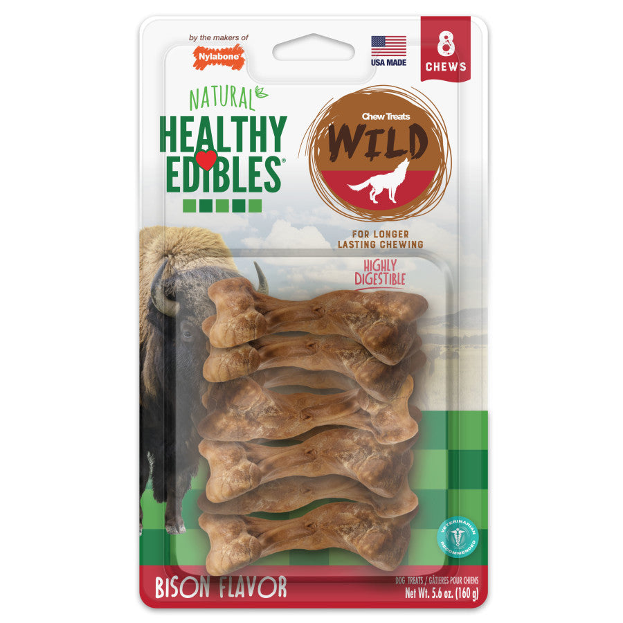 Nylabone Healthy Edibles Wild All-Natural Long Lasting Chew Treats