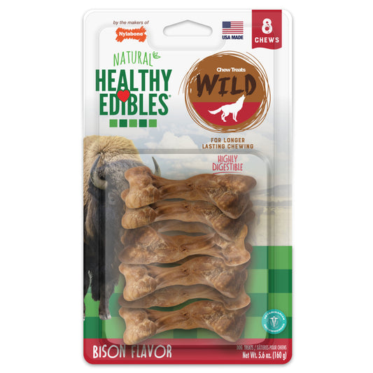Nylabone Healthy Edibles Wild All-Natural Long Lasting Chew Treats