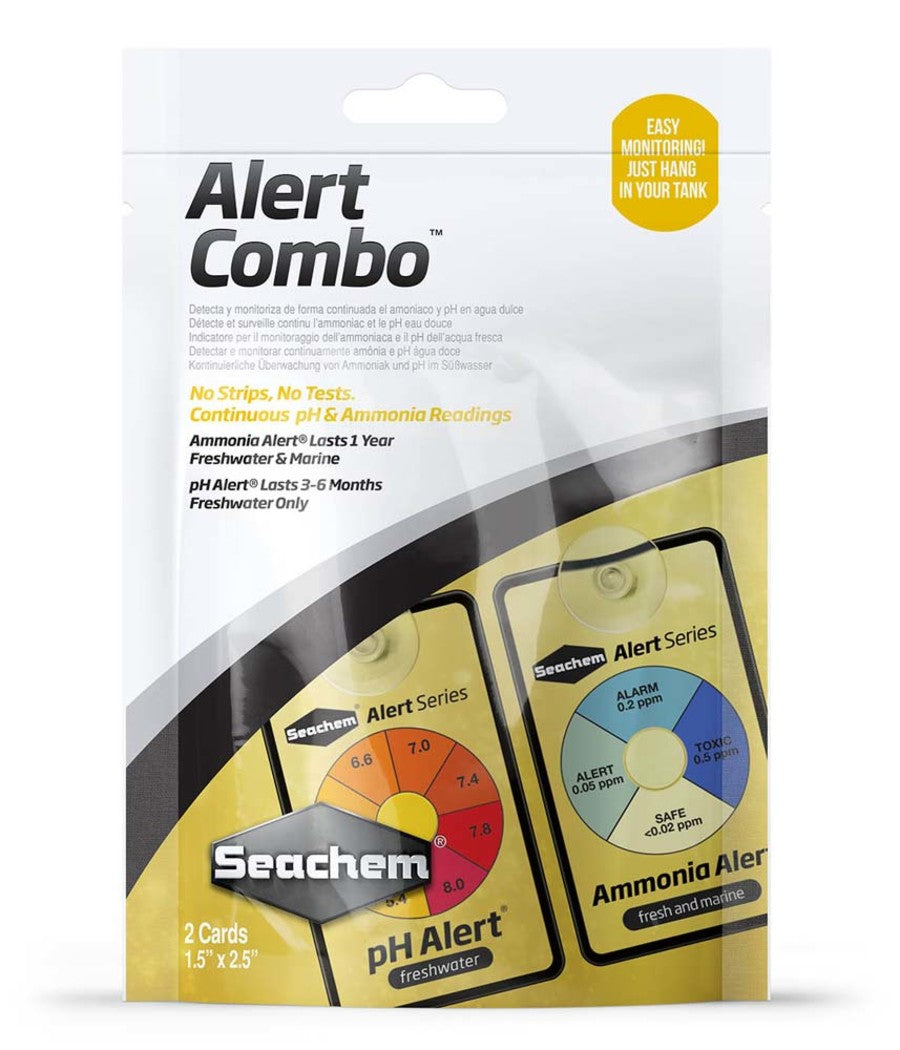 Seachem Laboratories Ammonia & pH Alert Monitor Combo