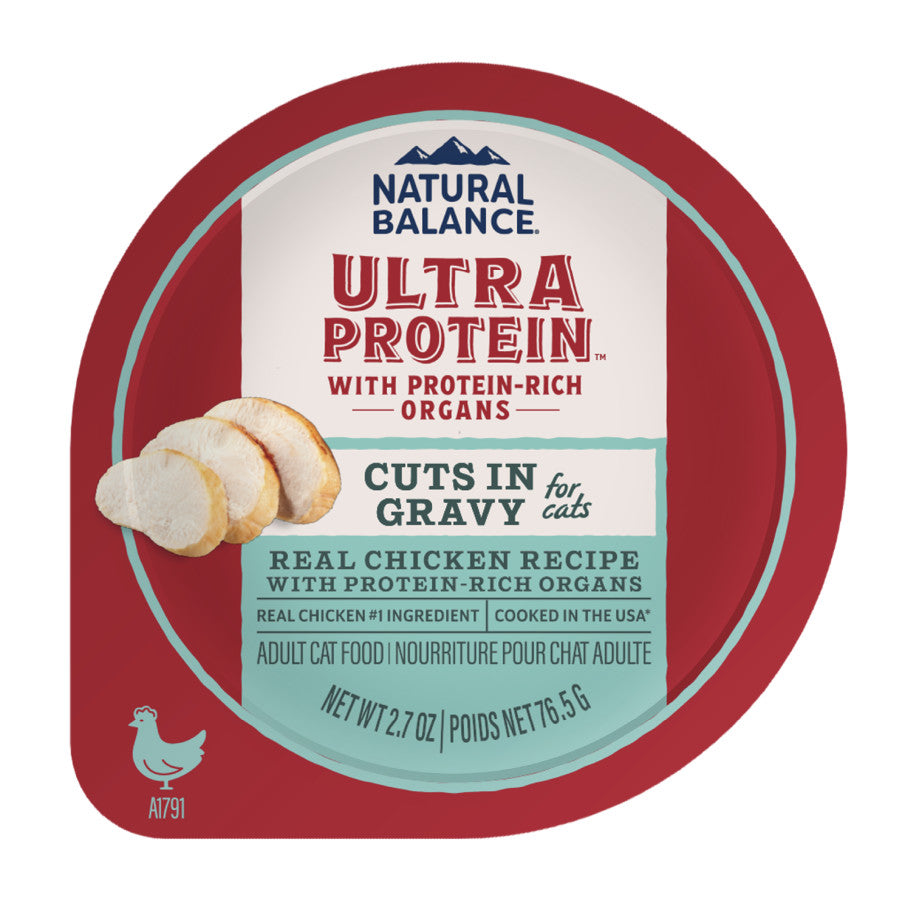 Natural Balance Pet Foods Ultra Protein Cuts in Gravy Wet Cat Food