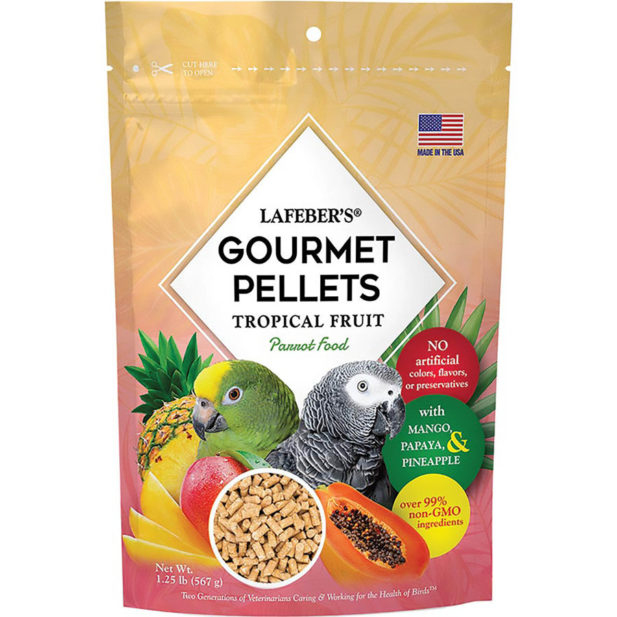 Lafeber Company Tropical Fruit Gourmet Pellets Parrot Bird Food