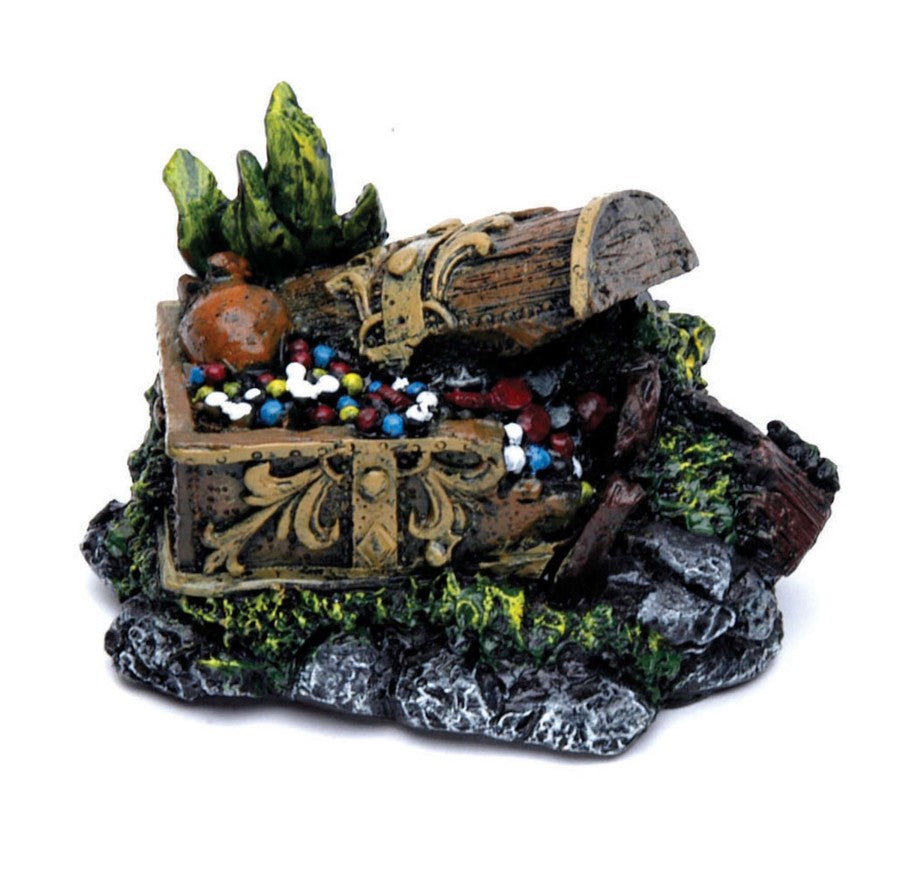 Penn-Plax Treasure Chest Aquarium Ornament