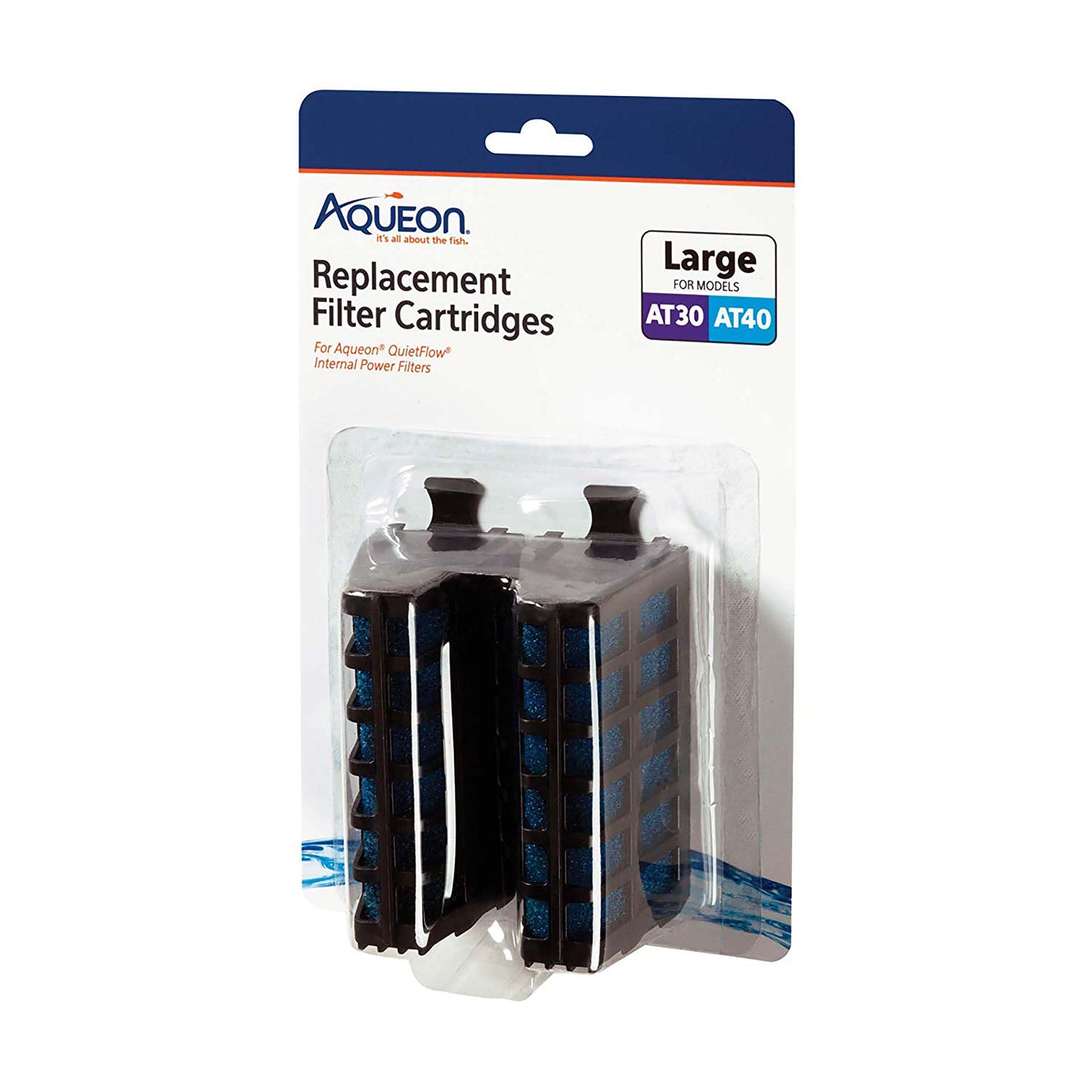 Aqueon Replacement Internal Filter Cartridge - 1ea/Large - 2 pk