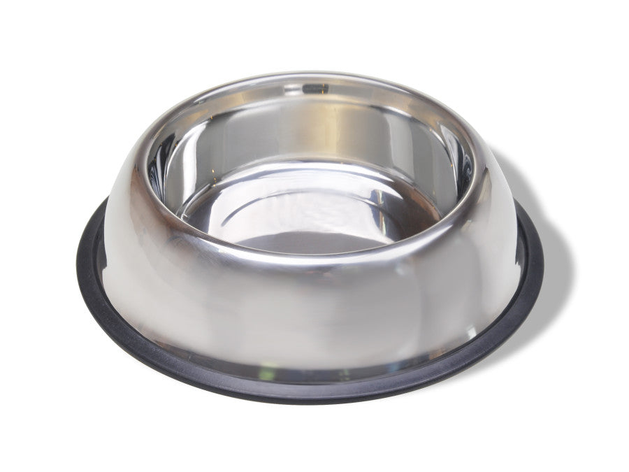 Van Ness Plastics Stainless Steel No-Tip Dish