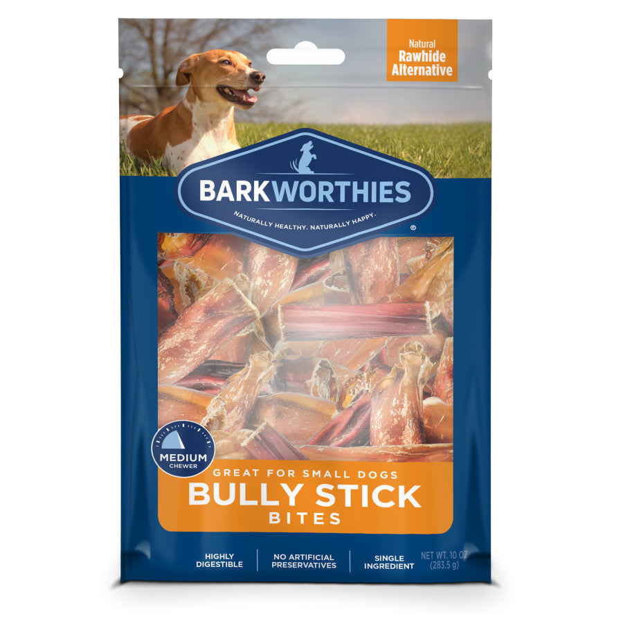 Barkworthies Bully Stick Bites Dog Treat