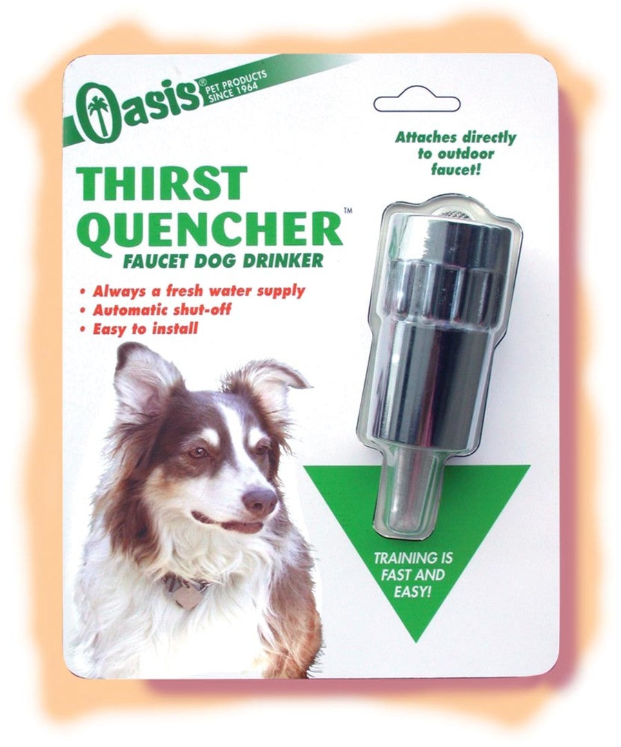 Oasis Thirst Quencher Faucet Dog Drinker