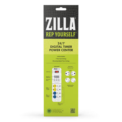Zilla 24/7 Digital Timer Power Center Zilla