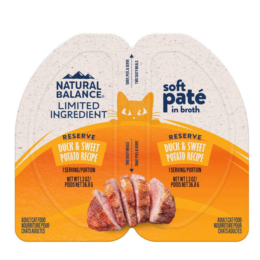 Natural Balance Pet Foods Limited Ingredient Soft Pate in Broth Wet Cat Food