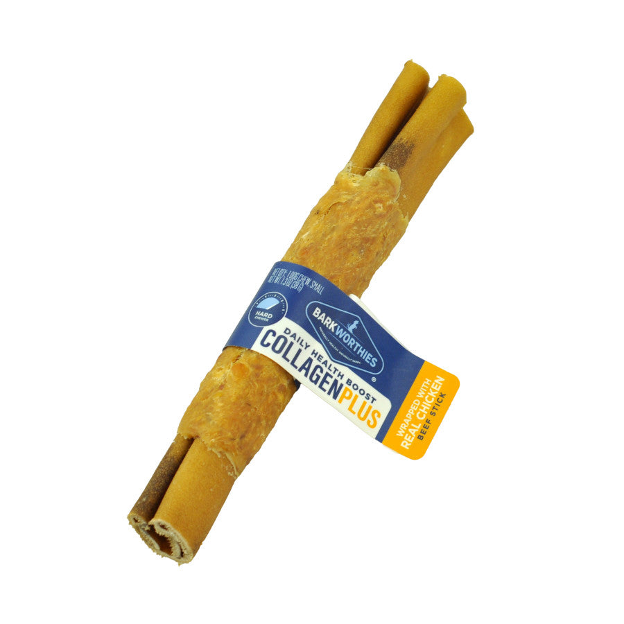 Barkworthies Collagen Stick Wrapped with Chicken Dog Treat