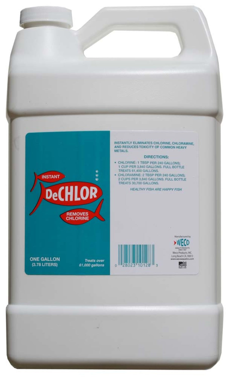 SPECIALS RESOURCES CONTACT US MY ACCOUNT Aquatics Water Care and Testing Water Conditioner Customer View Printable View Weco Products Instant DeChlor Water Conditioner 1ea Weco Products Instant DeChlor Water Conditioner