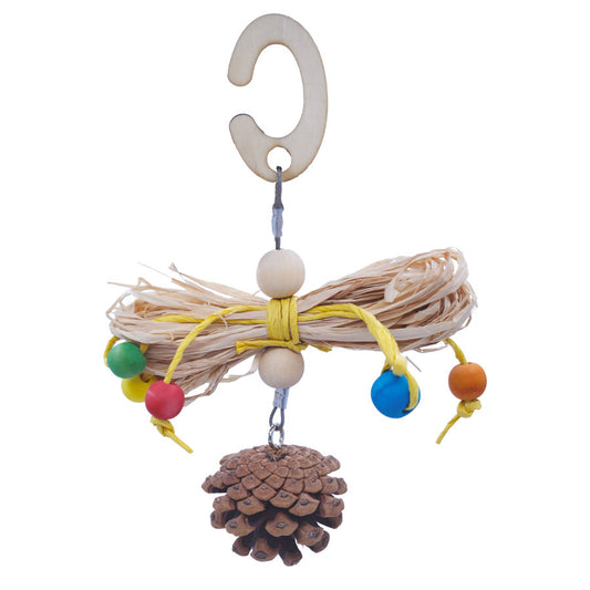 A & E Cages Nibbles Pinecone Playtime Small Animal Chew Toy