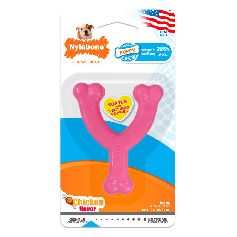 Nylabone Puppy Chew Toy Wishbone