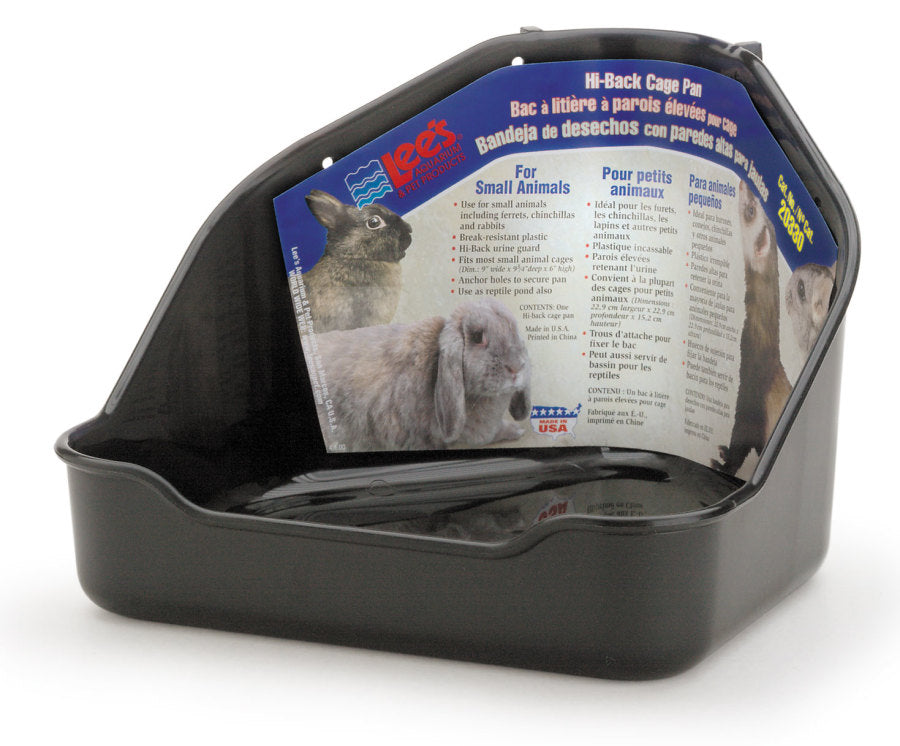 Lee's Aquarium & Pet Products Hi-Back Cage Pan