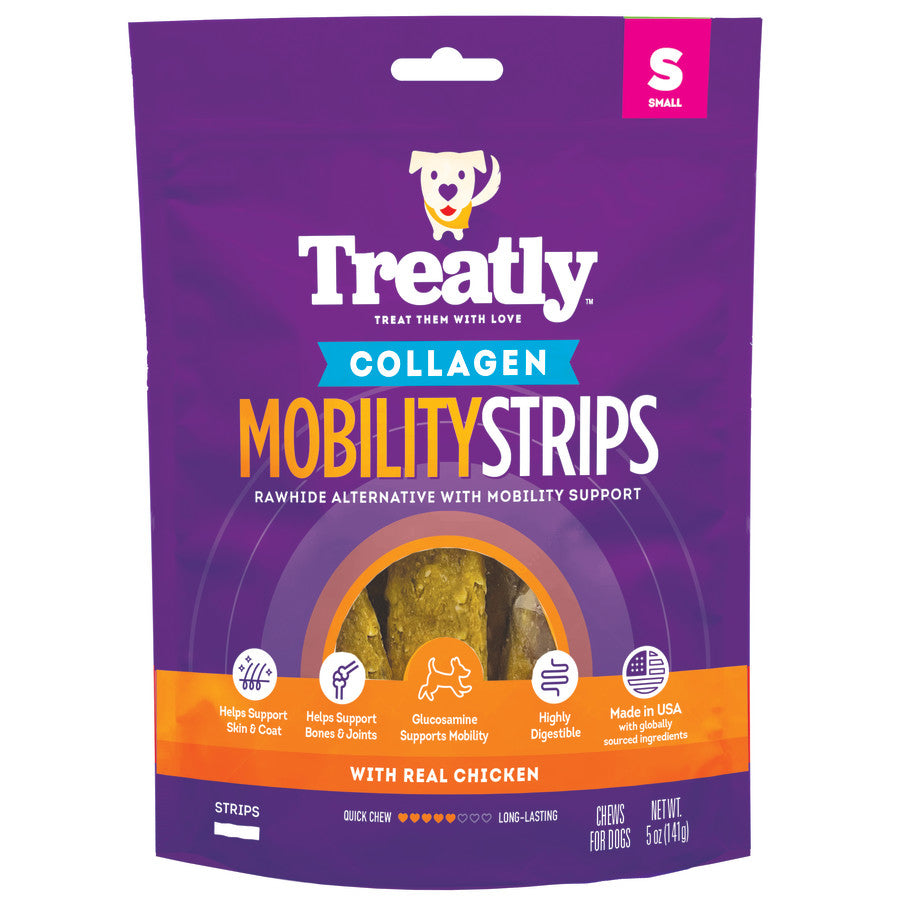 Treatly Collagen Mobility Strips Dog Chews