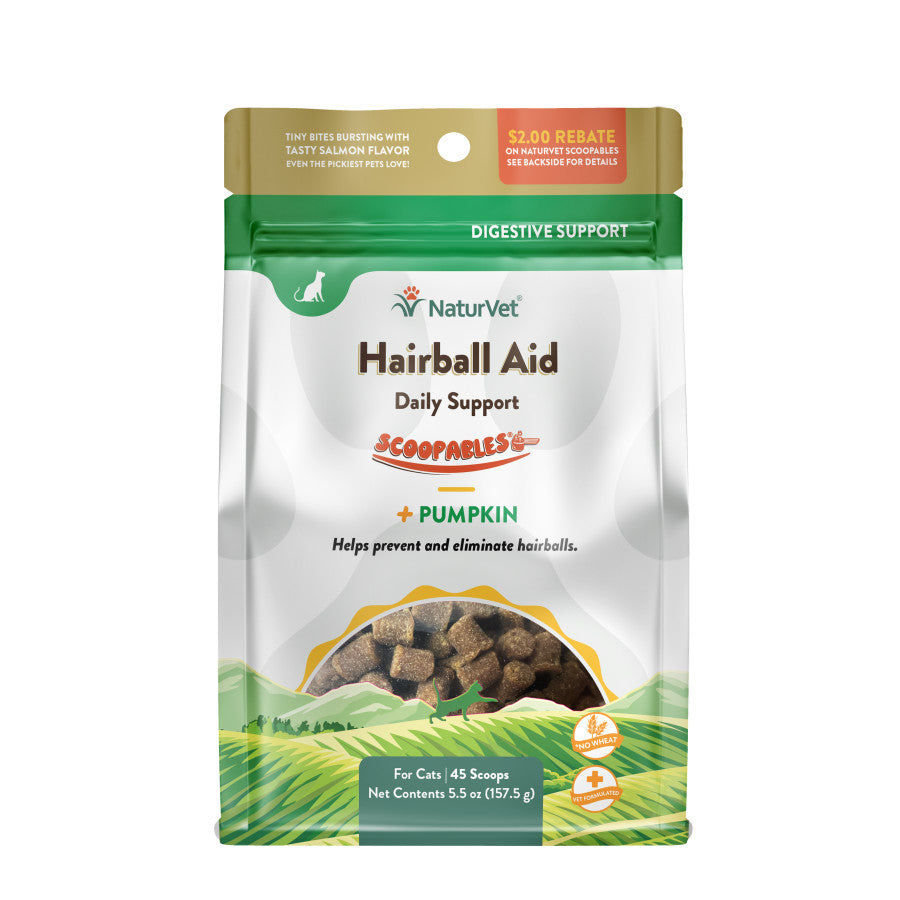 NaturVet Scoopables Hairball Aid for Cats