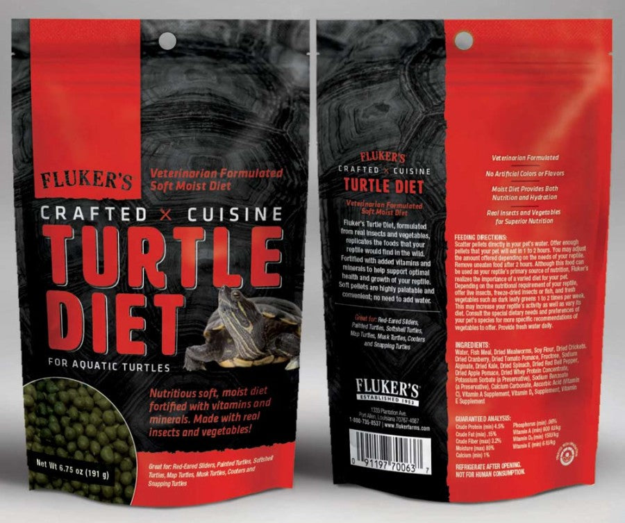 Fluker's Crafted Cuisine Aquatic Turtle Diet Dry Food