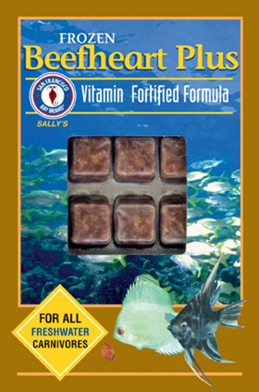 San Francisco Bay Brand Beefheart Plus Frozen Fish Food