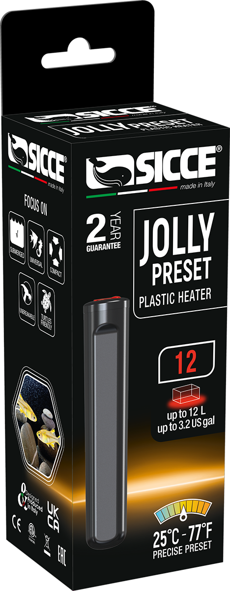 Sicce JOLLY Preset 12 - Submersible Heater - 12 Watt