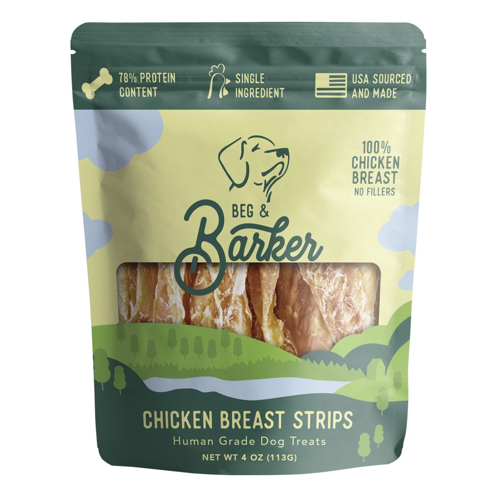 Beg and Barker Chicken Breast Strip Dog Treats