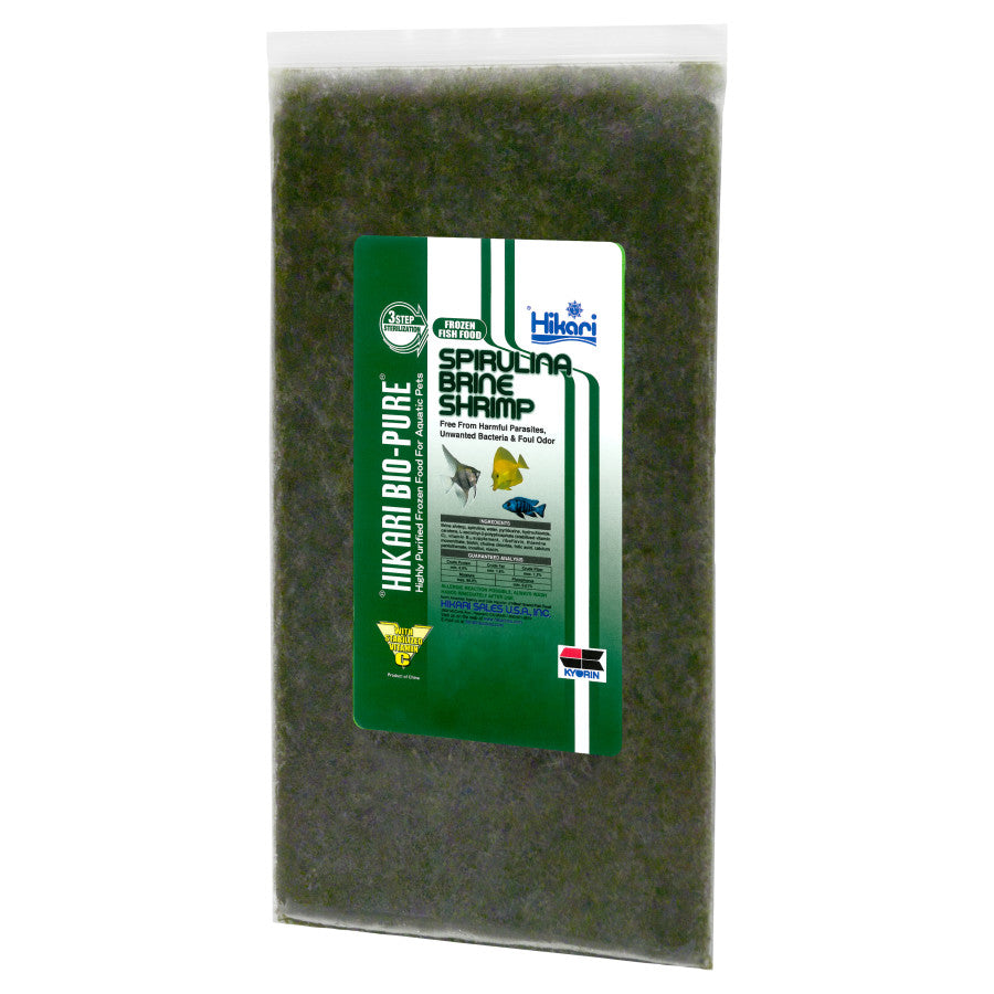 Hikari USA Bio-Pure Spirulina Brine Shrimp Frozen Fish Food