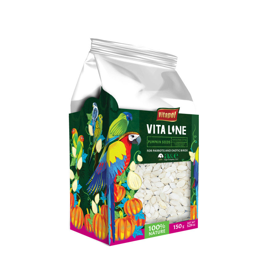 A & E Cages Vitapol Vita Line Pumpkin Seeds for Parrots & Exotic Birds