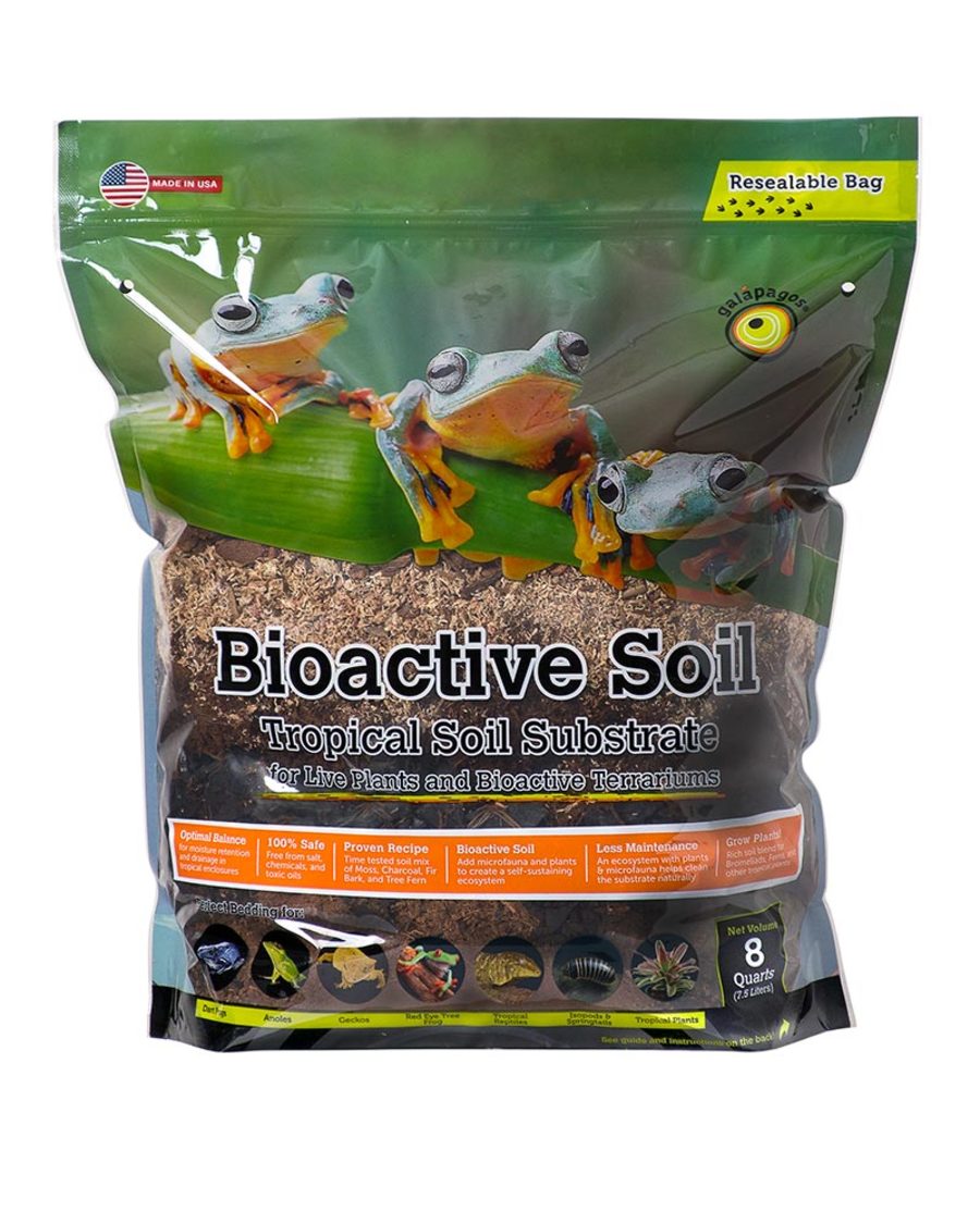 Galapagos Central Pet | Galapagos Bioactive Tropical Soil Substrate Stand-Up Pouch