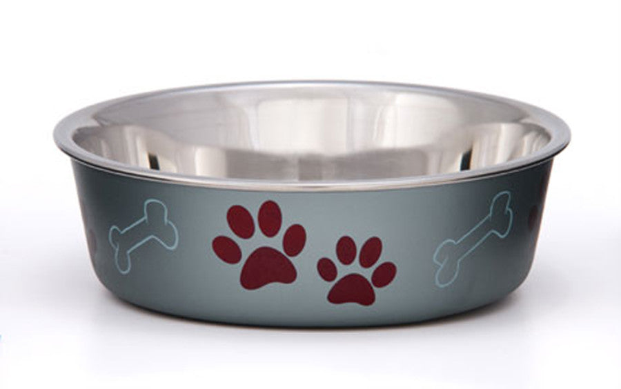 Loving Pets Metallic Dog Bowl