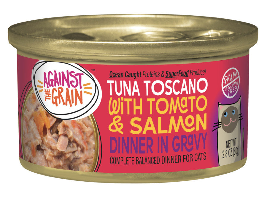 Against the Grain Tuna Toscano With Salmon & Tomato Dinner Wet Cat Food