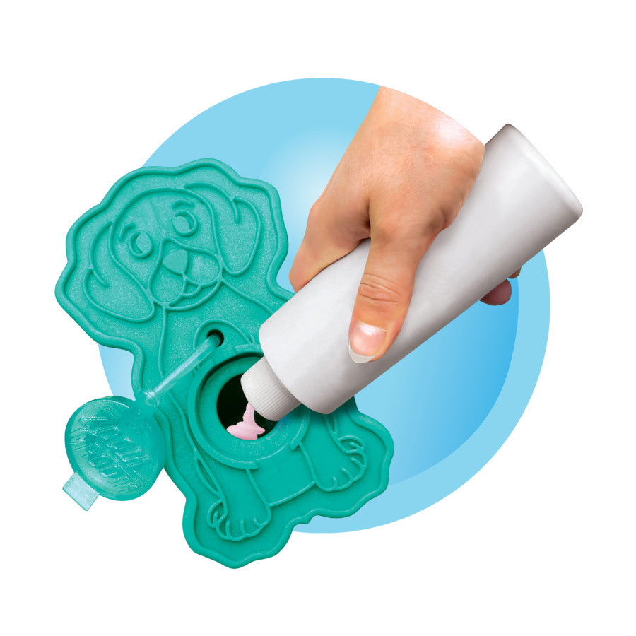 KONG ZoomGroom Bubbles Rubber Dog Grooming Brush