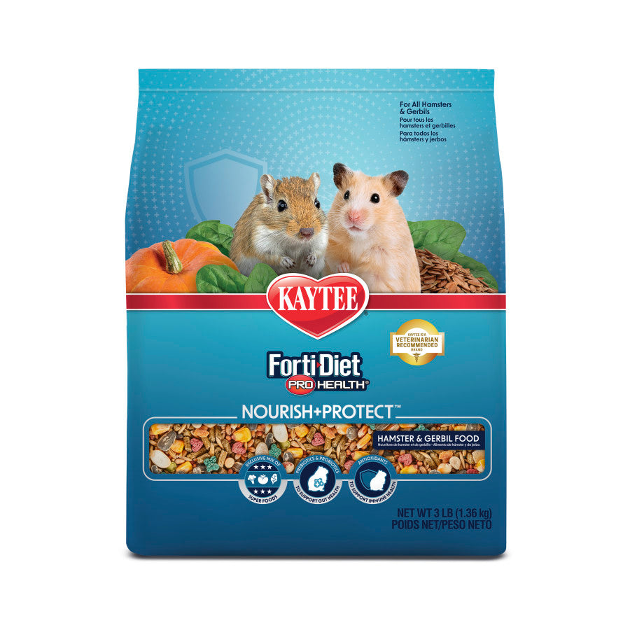 Kaytee Forti-Diet Pro Health Nourish+Protect Hamster and Gerbil Food