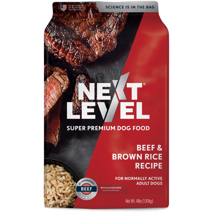 Next Level Beef & Brown Rice Recipe Adult Dry Dog Food