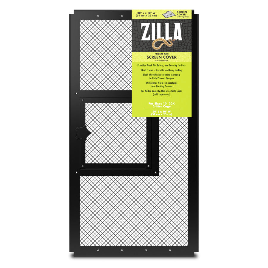 Zilla Fresh Air Screen Cover with Hinged Door