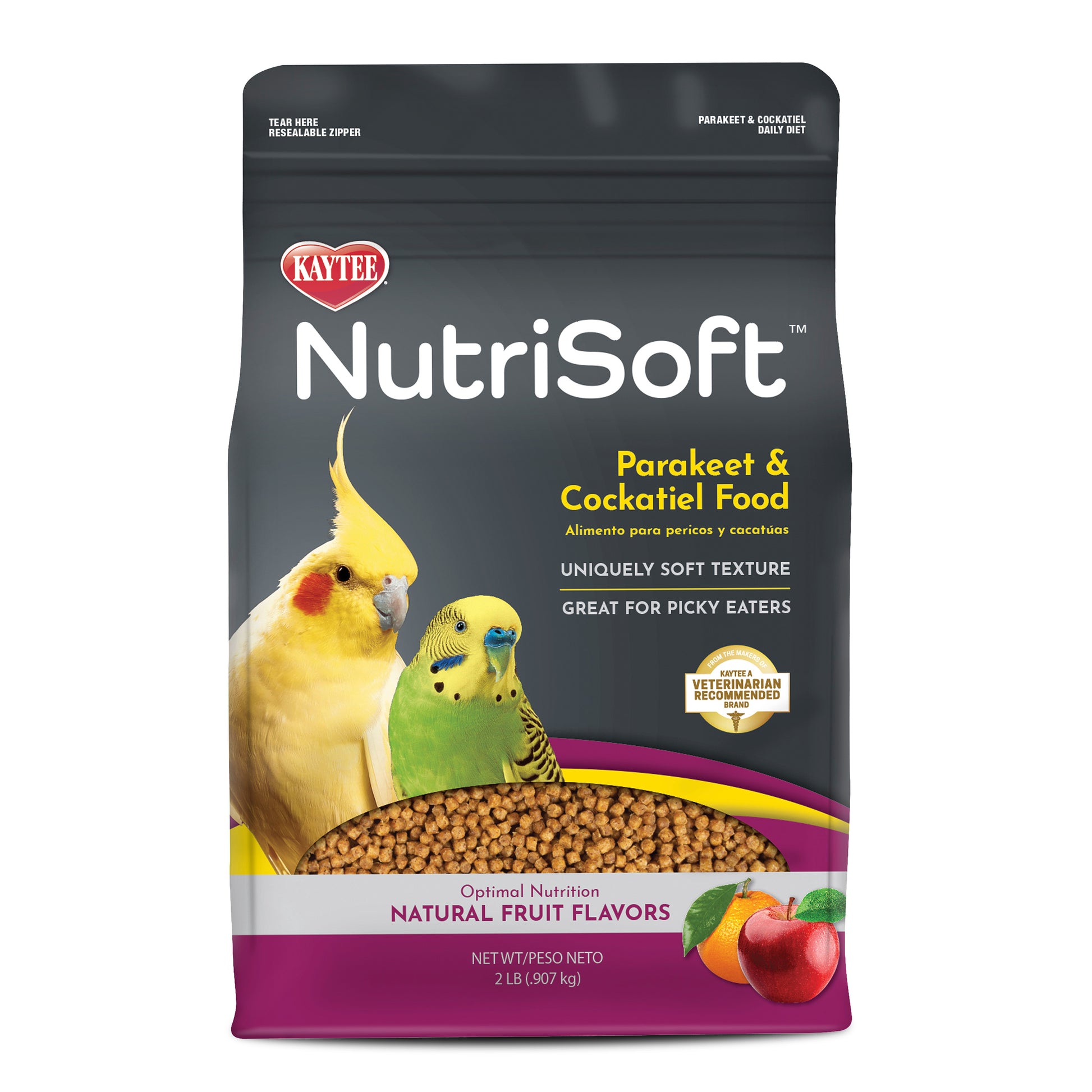 Kaytee Nutrisoft Parakeet and Cockatiel Pet Bird Food