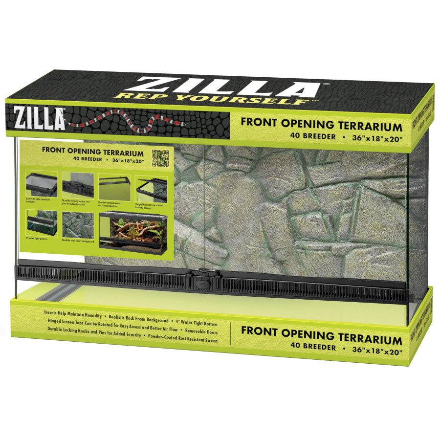 Zilla Front Opening Terrariums