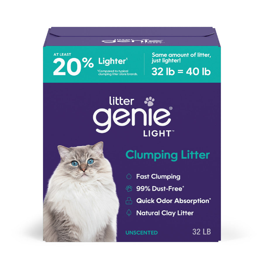 Litter Genie Light Unscented Clumping Clay Cat Litter