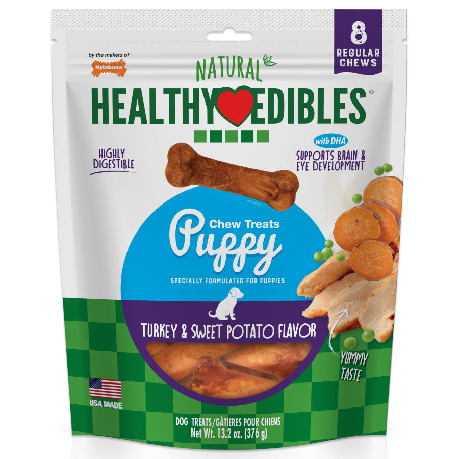 Nylabone Healthy Edibles All-Natural Long Lasting Puppy Chew Treats
