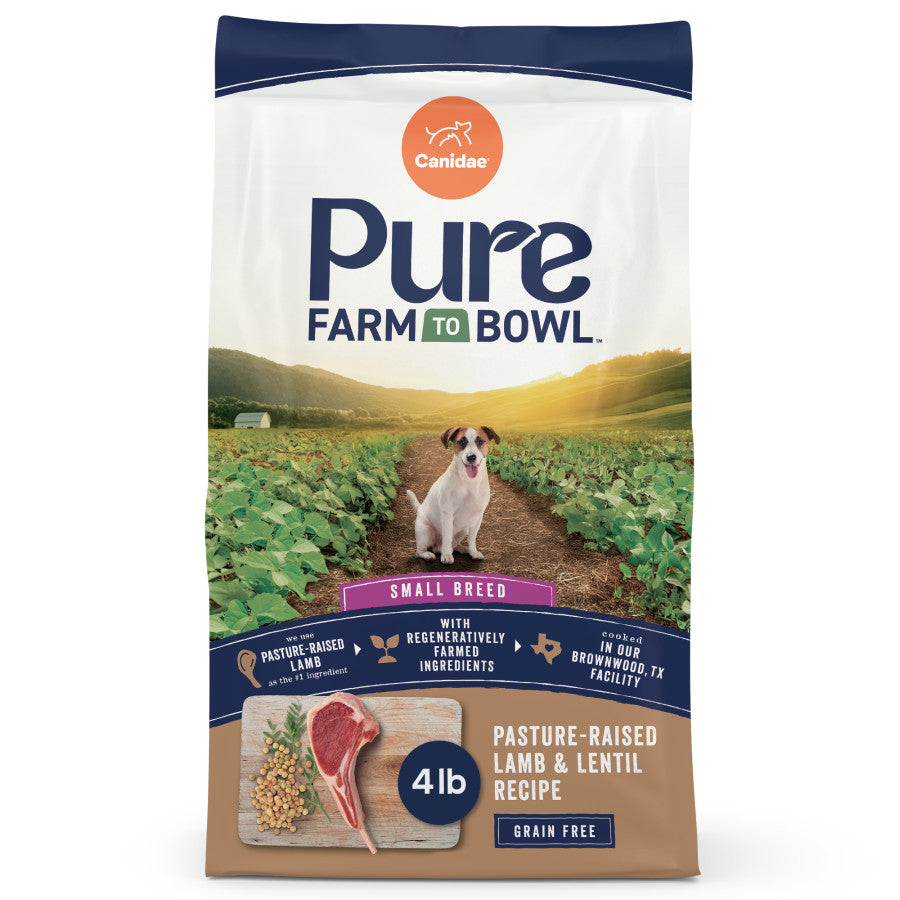 CANIDAE PURE Farm to Bowl Small Breed Dry Dog Food