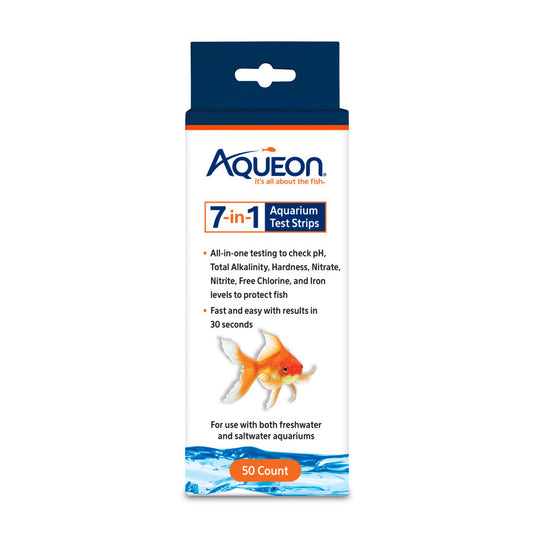 Aqueon 7-in-1 Aquarium Test Strips