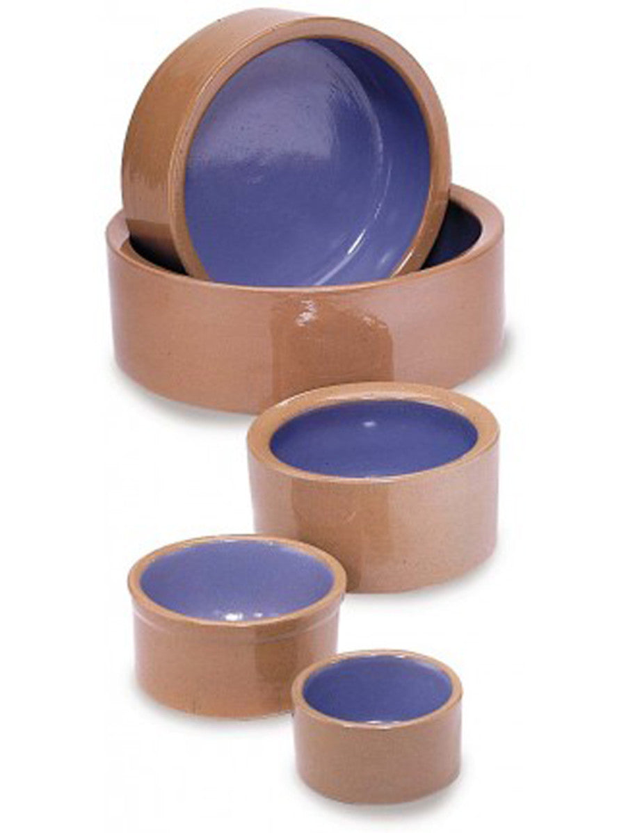 Spot Stoneware Crock Dog Bowl