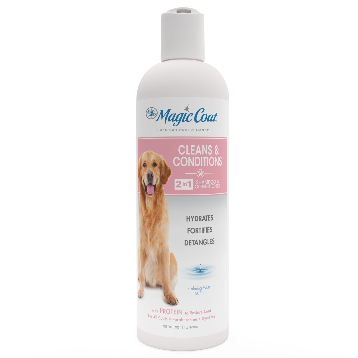 Four Paws Magic Coat Cleanse and Conditions 2-in-1 Dog Shampoo and Conditioner - Calming Water, 1ea/16 oz (1 ct)