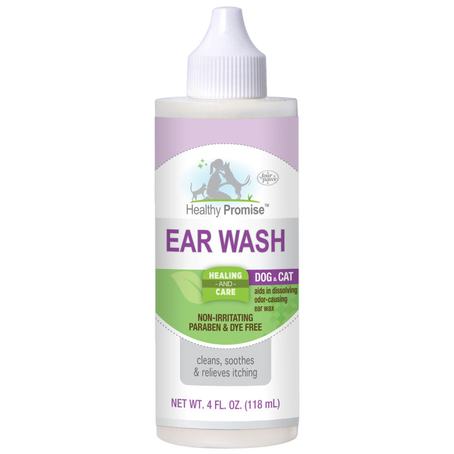 Four Paws Healthy Promise Pet Ear Wash for Dogs and Cats
