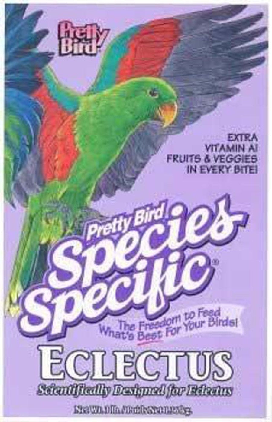 Pretty Bird International Species Specific Eclectus Pelleted Bird Food