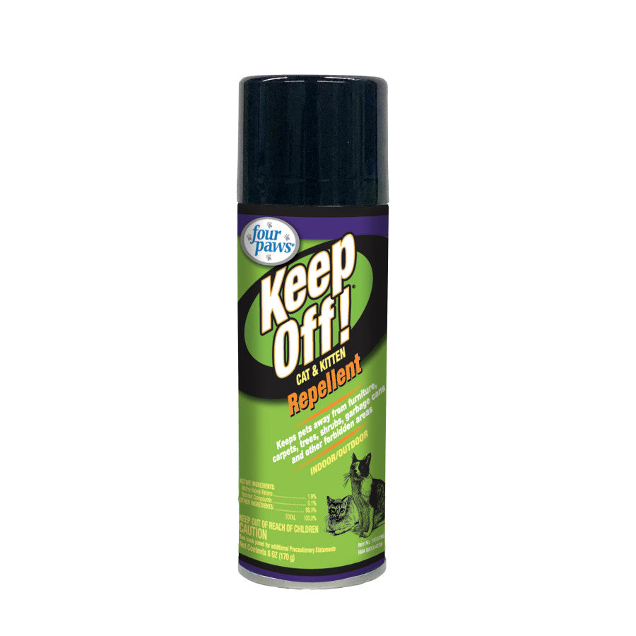 Four Paws Keep Off! Cat Repellent Spray Outdoors & Indoor