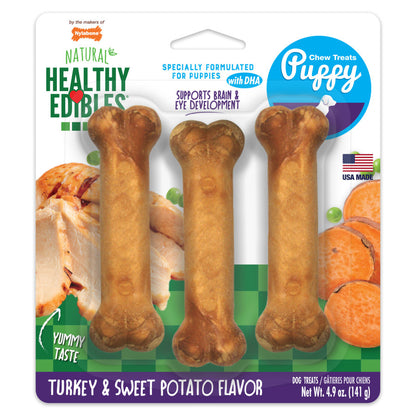 Nylabone Healthy Edibles All-Natural Long Lasting Puppy Chew Treats