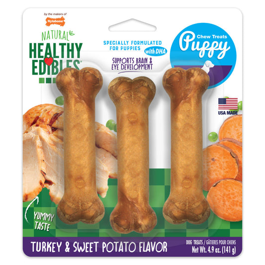 Nylabone Healthy Edibles All-Natural Long Lasting Puppy Chew Treats