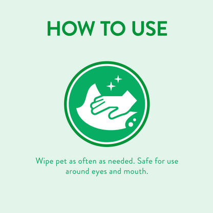 TropiClean Papaya & Coconut All-Purpose Pet Wipes.