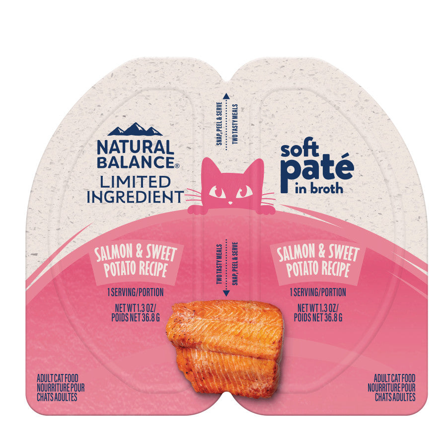 Natural Balance Pet Foods Limited Ingredient Soft Pate in Broth Wet Cat Food