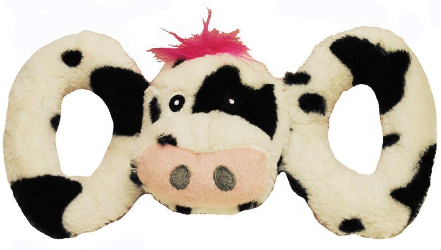 Jolly Pet Tug-a-Mals Cow Dog Toy