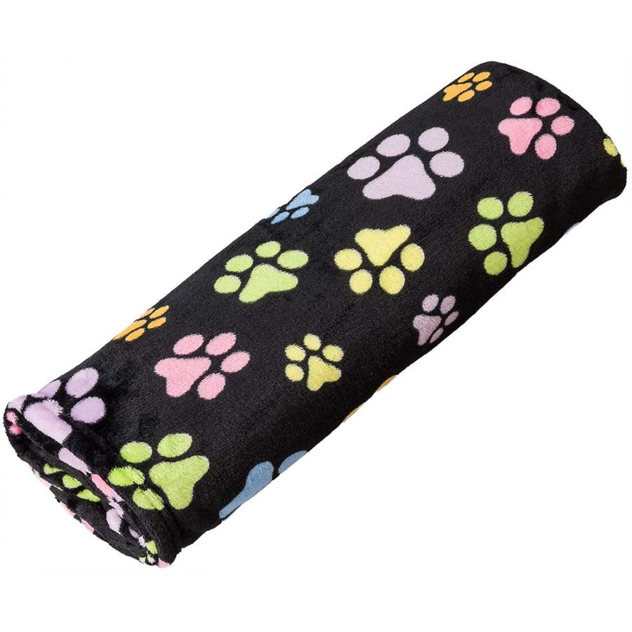 Spot Snuggler Rainbow Pawprint Blanket