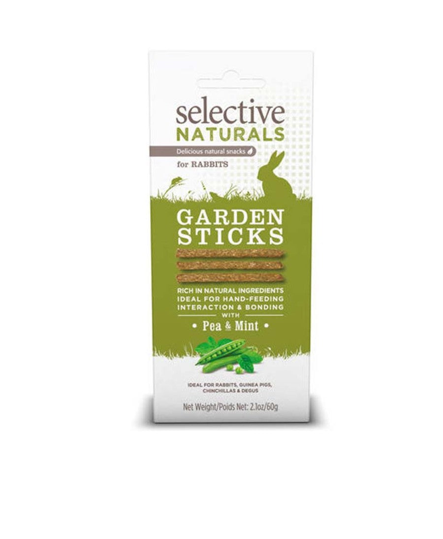 Science Selective Garden Sticks w/Pea & Mint for Rabbits